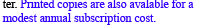 Subscribe to printed version by mail